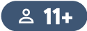 11+ people